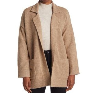 Thread & Supply Open Front Sweater Cardigan Camel Size Small Oversized